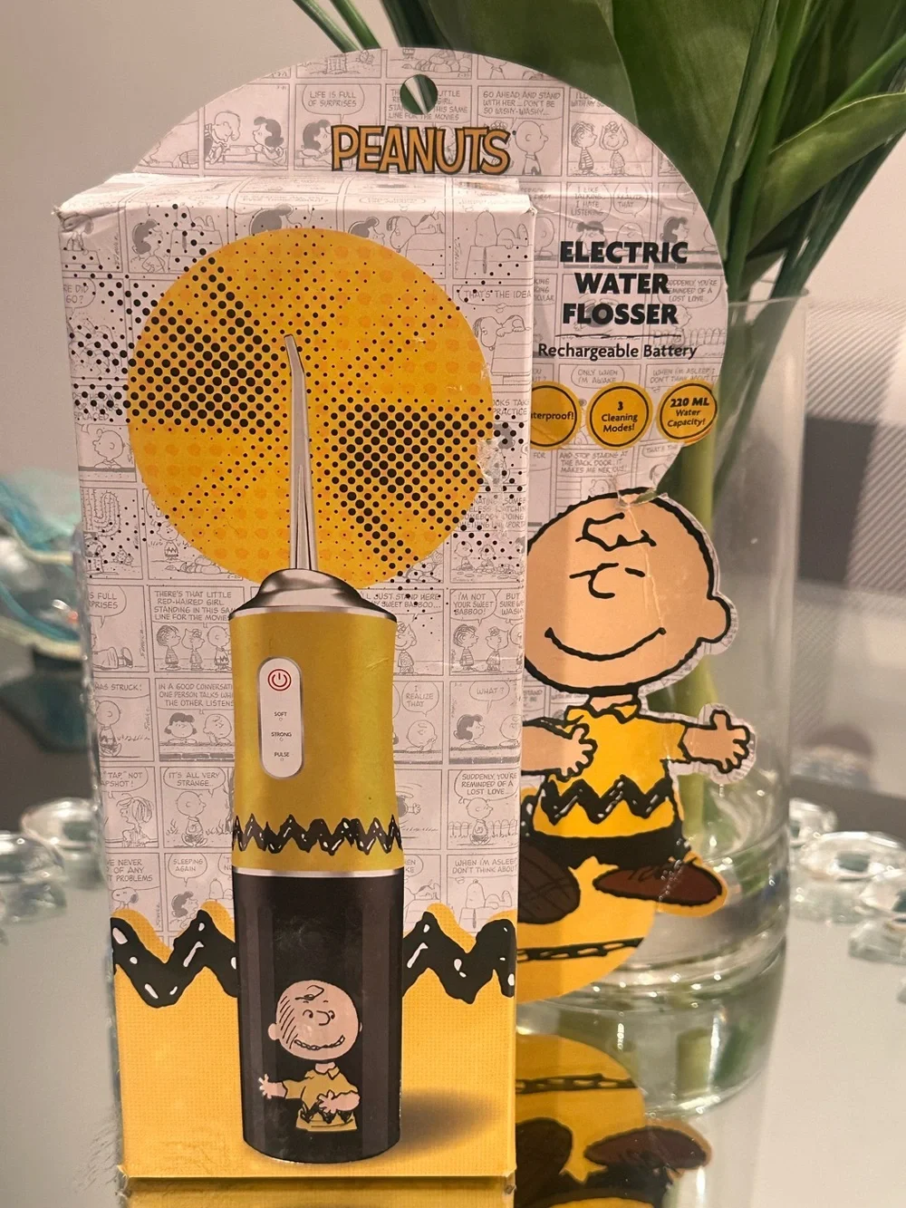 Peanuts Charlie Brown HTF Electric Water Flosser Rechargeable 2025 RARE NWT NEW